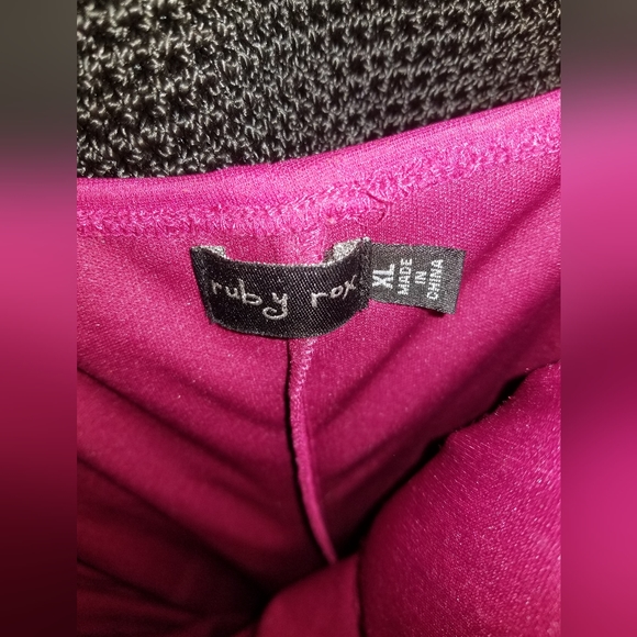 Ruby Rox Wine Colored Prom Dress - Picture 2 of 2